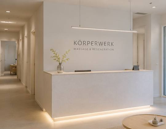 Empfangsbereich MASSAGEWERK Stuttgart